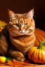 Placeholder: thanksgiving brown cat pfp