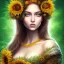 Placeholder: sunflower goddess green eyes