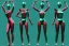 Placeholder: Dark green to cyan metal surfaces body paint. partly coverage metallic. Slim bodies and big butts, man and hot Russian military girls marching. Old-fashioned cameras integrated to heads. structure Cyber-punk. Attached telephones. Dystopia perfect body. Red&blue 3D-tiling. Dystopia. Partly symmetrical in relation to machines. Perfect golden ratio in vertical and horizontal directions. Bending time-space-continuum. Polyhedron in 5th dimension Tessellation in 4-dimension elongated frog finge