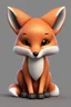 Placeholder: Cute fox 3D