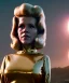 Placeholder: Ultra Realistic retro sci-fi image from 1960, spaceship, sweet young woman Jane Fonda with a Lizard face Man, dress with tight latex coat and retro glass helmet, Retro sci-fi style, soft color, highly detailed, unreal engine 5, ray tracing, RTX, lumen lighting, ultra detail, volumetric lighting, 3d, finely drawn, high definition, high resolution.