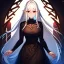 Placeholder: Clear focus,High resolution, High quality, elf, long white hair, red eyes, intricate details, insanely detailed, black dress