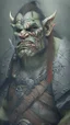 Placeholder: medieval orc with runes