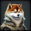 Placeholder: Sif from Dark Souls as a Shiba Inu breed