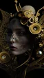 Placeholder: Complex 3d render ultra detailed of a beautiful porcelain profile ronaldo face, biomechanical cyborg, analog, 150 mm lens, beautiful natural soft rim light, big leaves and stems, roots, fine foliage lace, colorful details, massai warrior, alexander mcqueen high fashion haute couture, pearl earring, art nouveau fashion embroidered, steampunk, intricate details, mesh wire, mandelbrot fractal, anatomical, facial muscles, cable wires, elegant, hyper realistic, ultra detailed, octane render