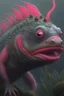 Placeholder: salmon creature , 3d 4k octane render, lifelike, photorealistic, artstation, illustration, smooth, sharp focus, ornate, intricate, complex, highly detailed, digital painting, smooth, art by tom bagshaw, akihiko yosh