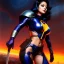 Placeholder: fullbody portrait 'beautiful booty sexy busty Raven(teen titans)',wearing minimal ancient latex armor,hyperrealistic skin,Hyperrealistic Big eyes,painting by gaston bussiere, greg rutkowski, yoji shinkawa, yoshitaka amano, tsutomu nihei, donato giancola, tim hildebrandt, oil on canvas, cinematic composition,sharp image, extreme detail,((fit full head inside picture)),32k