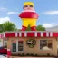 Placeholder: Bob's Big Boy sculpture holding a burger