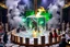 Placeholder: ai magic show on marble labyrinth merrygoround presentation wow effect smoke bunnies awesome awesome gaffa tape dwarf magician with scary hat on awake within a dream inside a circular saw blade Alice in wonderland and cards with crosses and bunny inside a big transparent dice with fire tornado splashing in it all contained within a circle of dominoes that has only green starry color on its background outside and the weirdest screaming audience