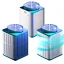 Placeholder: 3 Large designer air purifiers