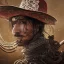 Placeholder: Insanely detailed photograph of an “portrait of a midevil cowboy ” with intricate Sombrero, intricate embroidered charo, beautiful clear face and hyperdetailed painting by Ismail Inceoglu Huang Guangjian and Dan Witz CGSociety ZBrush Central fantasy art album cover art,8K, hdr, romantic, mysterious, ominous, cigar smoke, jewelry, comfort, natural eyes,naked,tasteful