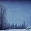 Placeholder: winter landscape, crystal, stars, dreamlike