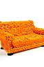 Placeholder: couch completely made out of cheetos, no background