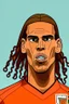 Placeholder: Virgil van Dijk Dutch football player ,cartoon 2d