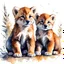 Placeholder: watercolor drawing of three russian cubs on a white background, Trending on Artstation, {creative commons}, fanart, AIart, {Woolitize}, by Charlie Bowater, Illustration, Color Grading, Filmic, Nikon D750, Brenizer Method, Perspective, Depth of Field, Field of View, F/2.8, Lens Flare, Tonal Colors, 8K, Full-HD, ProPhoto RGB, Perfectionism, Rim Lighting, Natural Lighting, Soft Lig