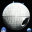 Placeholder: embossed Star Wars death star Logo