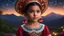 Placeholder: little very young mexican girl, beautiful, peaceful, gentle, confident, calm, wise, happy, facing camera, head and shoulders, traditional Mexican costume, perfect eyes, exquisite composition, night scene, fireflies, stars, mountain view, beautiful intricate insanely detailed octane render, 8k artistic photography, photorealistic concept art, soft natural volumetric cinematic perfect light, chiaroscuro, award-winning photograph, masterpiece, Raphael, Caravaggio, Bouguereau, Alma-Tadema