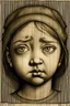 Placeholder: cry child draw by davinci