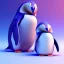 Placeholder: a high resolution render symetric of penguim, octane render blender 8 k isometric