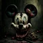 Placeholder: zombie mickey mouse, photorealism, horror, evil, hungry, rotted, high resolution