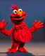 Placeholder: hybrid character, Elmo muppet head, real man body, human arms and hands, Shirt and tie, concept art, smooth, unreal engine 5, god lights, ray tracing, RTX, lumen lighting, ultra detail, volumetric lighting, 3d, finely drawn, high definition, 4k.