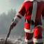 Placeholder: santa fighting elf army