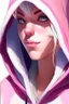 Placeholder: a close up of a person wearing a hoodie, artgerm on artstation pixiv, artgerm. anime illustration, artgerm comic, artgerm and lois van baarle, wlop | artgerm, trending artgerm, style of artgerm, extremely detailed artgerm, spider-gwen, spider - gwen