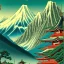 Placeholder: Ukiyo-e,mountains