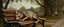 Placeholder: master oil painting by Rembrandt, fat old rat gremlin dragon sleeping on a bench in the park
