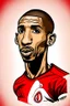 Placeholder: Talisca Brazilian football player cartoon 2d