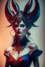 Placeholder: portrait of a woman dance with the devil in style of belinski, high delicate defined details, beautiful, atmospheric, matte, 3 d 8 k octane rendered, sharp focus, illustration, high detail, ultra realistic, highly saturated colors