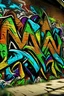 Placeholder: M a r i a graffiti style