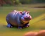 Placeholder: baby hippo, natural environment, photojournalism, hyper detailed, hyper realism, pixar character, sweet and gentle, friendly,