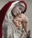 Placeholder: The Virgin Mary, cry in the dark, blood, darkness, Outlast, photorealistic illustration, 8k