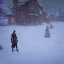 Placeholder: A snowy warlock Christmas decoration