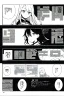 Placeholder: girl falls through, manga page, grayscale