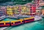 Placeholder: Lego Train in lego riomaggiore italy sea town lego