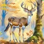 Placeholder: fallow deer artwork