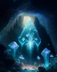 Placeholder: A subterranean crystal cavern where sentient fungi communicate through bioluminescent signals