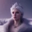 Placeholder: A portrait of a crystalised snow queen, atmospheric,fantasy, realistic, unreal engine 5, cinematic lighting, octane render.