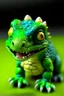 Placeholder: MINI BABY DINOSAUR, TYRANOSAUR, GREEN, BLUE EYES, TELLOW TEETH, SHARMY