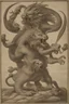 Placeholder: A three-headed dragon with the head of a lion, the head of a man, and the head of a bull