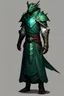 Placeholder: Male emerald dragonborn cleric robes winged