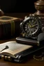 Placeholder: Envision the Monarch watch set against antique heirlooms, perhaps an old leather-bound book or a vintage writing desk, resonating with timeless class and heritage.