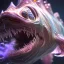 Placeholder: fluid ink angler fish creature, unreal engine 5, 8k resolution, photorealistic, ultra detailed