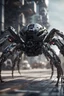 Placeholder: Vehicle spider Black mech hitech Futuristic 3d render, vray, uhd, detailed, hdr, 8k, photorealistic, dramatic lighting, hawken graphic design abstract 3d hitech technological HAWKEN photorealistic uhd 8k VRAY highly detailed HDR