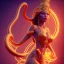 Placeholder: hot cobra goddess, by Mahmoud Sai, Cartographic, Circuitry, Golden Hour, Closeup-View, 16k, Lumen Global Illumination, Diffraction Grading ,