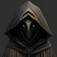 Placeholder: Silent Watchers often wear hooded cloaks that conceal their features and identity, with only their eyes visible. Their eyes are usually sharp, observant, and filled with knowledge and wisdom. They carry a unique emblem of the Silent Watchers, which is a stylized eye within an open book.