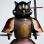 Placeholder: beautiful smooth realistic Japanese samurai crow robot body, run, cat aye, extremely sharp detail, finely tuned detail, ultra high definition, 8 k, unreal engine 5, ultra sharp focus, accurate sword wings, on dark cosmos background