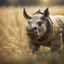 Placeholder: wrapped Egyptian mummy rhino kobold in long grass ,bokeh like f/0.8, tilt-shift lens 8k,*-